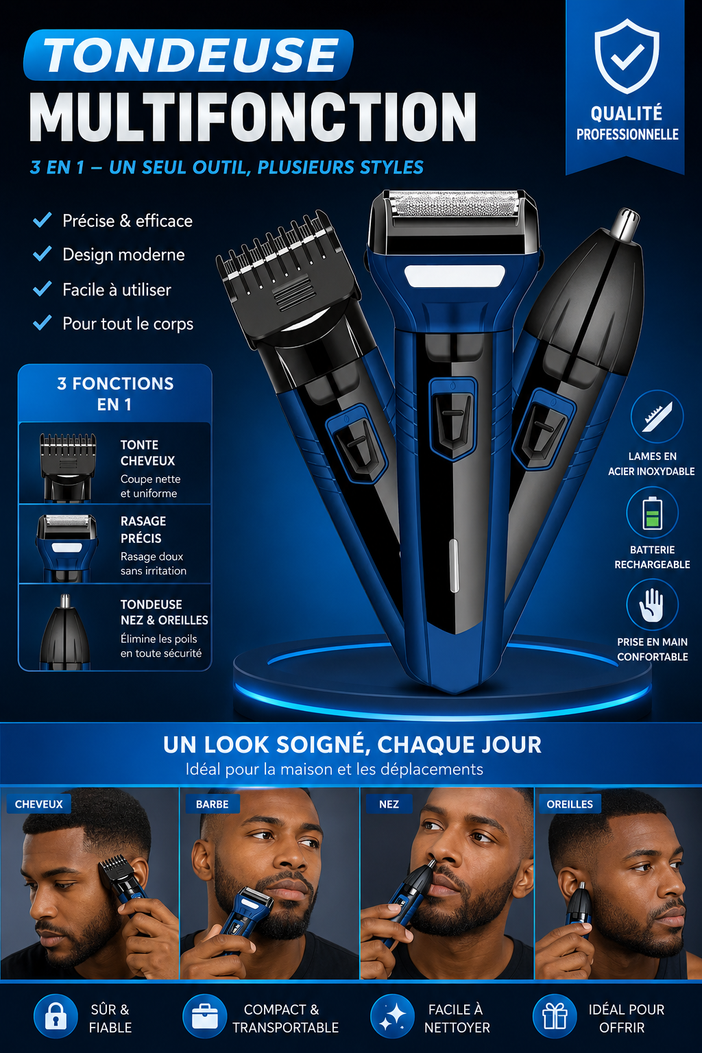 Tondeuse multifonction